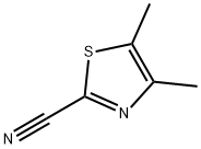 2-Thiazolecarbonitrile, 4,5-dimethyl- Struktur