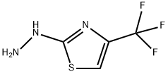 2-HYDRAZINO-4-(TRIFLUOROMETHYL)THIAZOLE Struktur