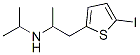 N-isopropyl-2-(2-aminopropyl)-5-iodothiophene Struktur