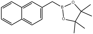 4,4,5,5-Tetramethyl-2-(naphthalen-2-ylmethyl)-1,3,2-dioxaborolane Struktur