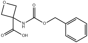 3-(((Benzyloxy)carbonyl)amino)oxetane-3-carboxylic acid Struktur