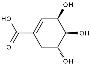 (3R,4S,5R)-3,4,5-Trihydroxycyclohex-1-encarbonsure