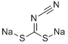 DISODIUM CYANODITHIOIMIDOCARBAMATE Struktur