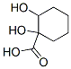 Cyclohexanecarboxylic acid, 1,2-dihydroxy- (9CI) Struktur