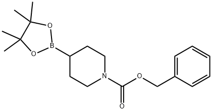 benzyl 4-(4,4,5,5-tetraMethyl-1,3,2-dioxaborolan-2-yl)piperidine-1-carboxylate Struktur