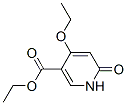 3-Pyridinecarboxylicacid,4-ethoxy-1,6-dihydro-6-oxo-,ethylester(9CI) Struktur