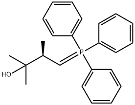 (R)-2,3-Dimethyl-4-(triphenylphosphoranylidene)-2-butanol Struktur