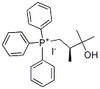 (R)-(3-hydroxy-2,3-diMethylbutyl)triphenylphosphoniuM iodide Struktur