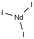 NEODYMIUM IODIDE Struktur