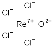 rhenium tetrachloride oxide Struktur