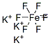 tripotassium hexafluoroferrate(3-) Struktur