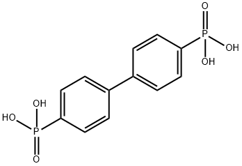 [4-(4-phosphonophenyl)phenyl]phosphonic acid Struktur