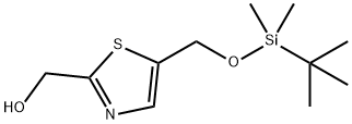 (5-(((tert-Butyldimethylsilyl)oxy)-methyl)thiazol-2-yl)methanol Struktur