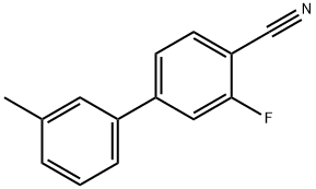 2-Fluoro-4-(3-Methylphenyl)benzonitrile Struktur