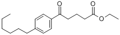 ETHYL 5-(4-HEXYLPHENYL)-5-OXOVALERATE Struktur