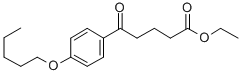 ETHYL 5-OXO-5-(4-PENTYLOXYPHENYL)VALERATE Struktur