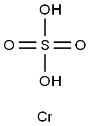 chromous sulfate Struktur