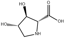 D-Proline, 3,4-dihydroxy-, (3S,4S)- (9CI) Struktur