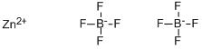 Zinc tetrafluoroborate Struktur