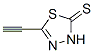 1,3,4-Thiadiazole-2(3H)-thione,  5-ethynyl- Struktur