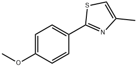 2-(4-methoxyphenyl)-4-methylthiazole Struktur