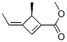 1-Cyclobutene-1-carboxylicacid,3-ethylidene-4-methyl-,methylester,[R-(Z)]- Struktur