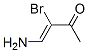 3-Buten-2-one,  4-amino-3-bromo- Struktur