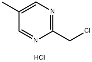 Pyrimidine, 2-(chloromethyl)-5-methyl-, hydrochloride (1:1) Struktur