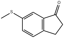 6-(METHYLTHIO)-1-INDANONE  96 Struktur