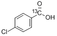 4-CHLOROBENZOIC ACID-ALPHA-13C Struktur