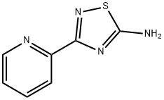 3-(pyridin-2-yl)-1,2,4-thiadiazol-5-amine Struktur