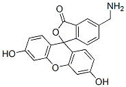 5-(aminomethyl)fluorescein Struktur