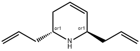 (2R,6R)-2,6-DIALLYL-1,2,3,6-TETRAHYDROPYRIDINE Struktur