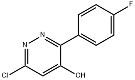 6-CHLORO-3-(4-FLUOROPHENYL)-4-PYRIDAZINOL Struktur