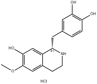 (S)-3'-Hydroxycoclaurine Hydrochloride Struktur