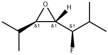 Oxirane, 2-(1-fluoro-2-methylpropyl)-3-(1-methylethyl)-, [2alpha(S*),3ba]- (9CI) Struktur