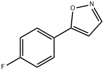 5-(4-FLUOROPHENYL)ISOXAZOLE Struktur