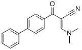 2-[(DIMETHYLAMINO)METHYLENE]-3-(4-BIPHENYLYL)-3-OXO-PROPANENITRILE Struktur