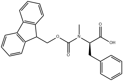 N-芴甲氧羰?；?N-甲基-D-苯丙氨酸 結(jié)構(gòu)式