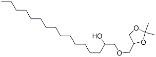 1-[(2,2-Dimethyl-1,3-dioxolan-4-yl)methoxy]-2-hexadecanol Struktur