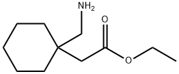 ETHYL [1-(AMINOMETHYL)CYCLOHEXYL]ACETATE, HYDROCHLORIDE SALT Struktur