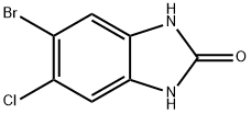 5-BroMo-6-chloro-1,3-dihydro-benzoiMidazol-2-one Struktur