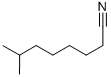 7-METHYLOCTANENITRILE Struktur