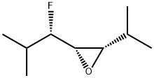 Oxirane, 2-(1-fluoro-2-methylpropyl)-3-(1-methylethyl)-, [2alpha(R*),3ba]- (9CI) Struktur