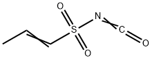 prop-1-enesulphonyl isocyanate Struktur