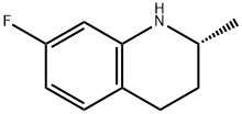 (R)-7-fluoro-2-Methyl-1,2,3,4-tetrahydroquinoline Struktur