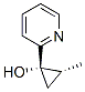 Cyclopropanol, 2-methyl-1-(2-pyridinyl)-, trans- (9CI) Struktur