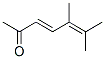 3,5-Heptadien-2-one, 5,6-dimethyl-, (E)- (9CI) Struktur