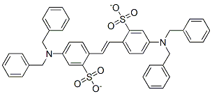 N,N,N',N'-tetrabenzyl-4,4'-diaminostilbene-2,2'-disulfonate Struktur