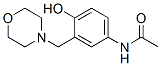 N-(4-HYDROXY-3-(4-MORPHOLINYLMETHYL) PHENYL)ACETAMIDE Struktur